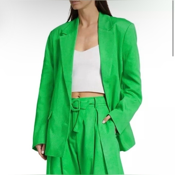 Farm Rio Bright Green Blazer - Picture 4 of 12